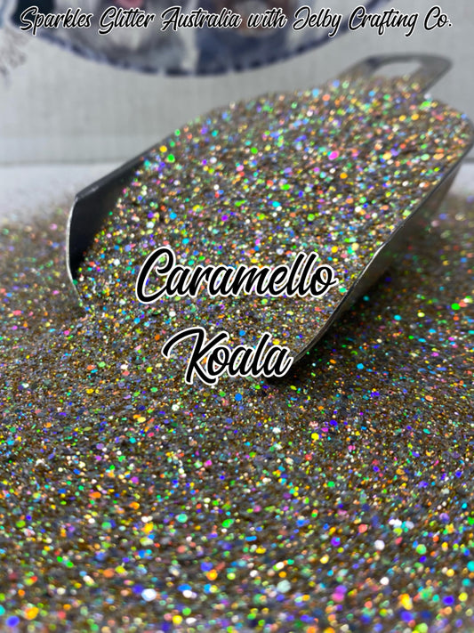 Caramello Koala | Custom Mixed Gold Glitter