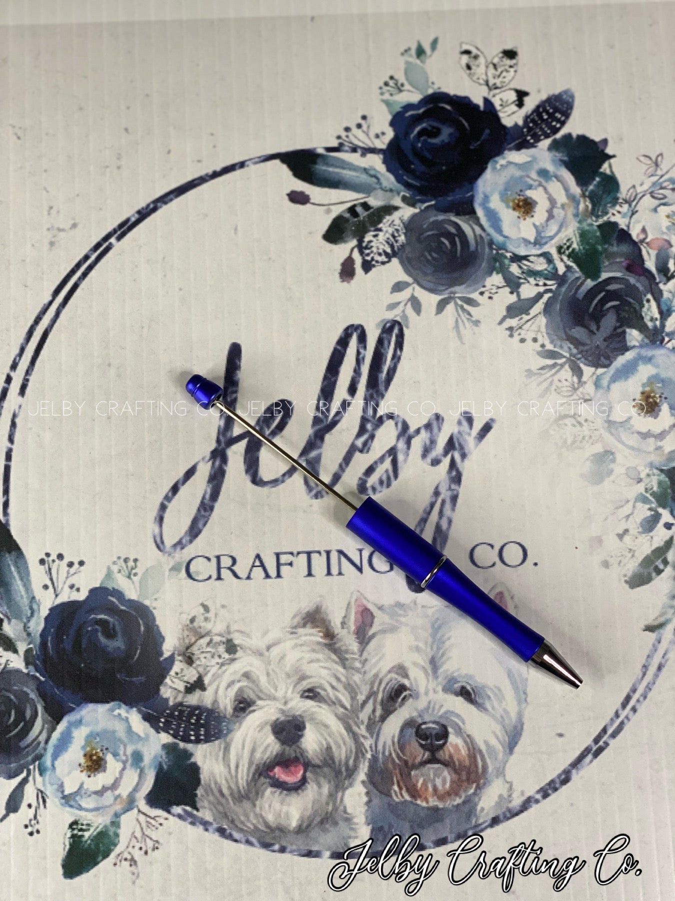 Beadable plastic pen
