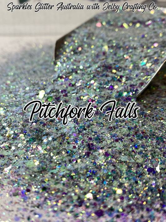 Pitchfork Falls | Custom Mixed Chunky Glitter