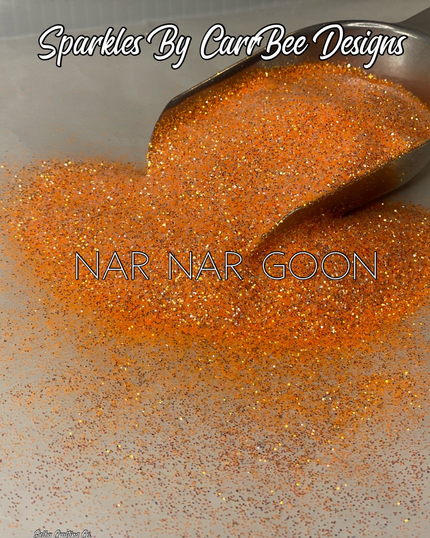 Nar Nar Goon | Orange Fine Cut Glitter