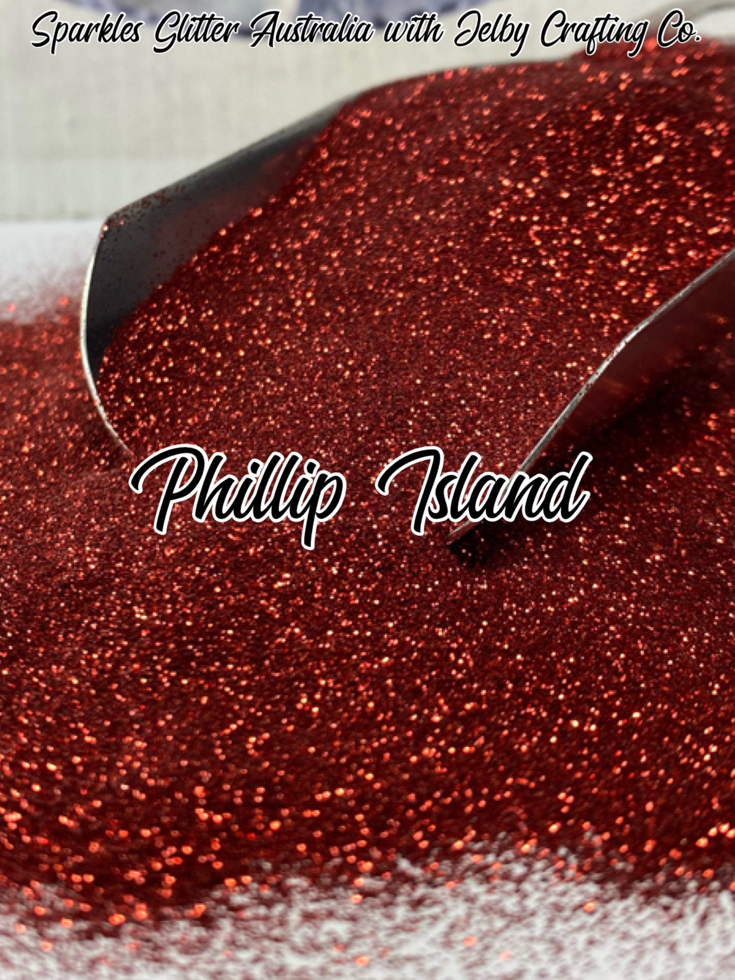 Phillip Island | Red Ultra Fine Metallic Glitter