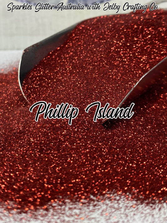 Phillip Island | Red Ultra Fine Metallic Glitter