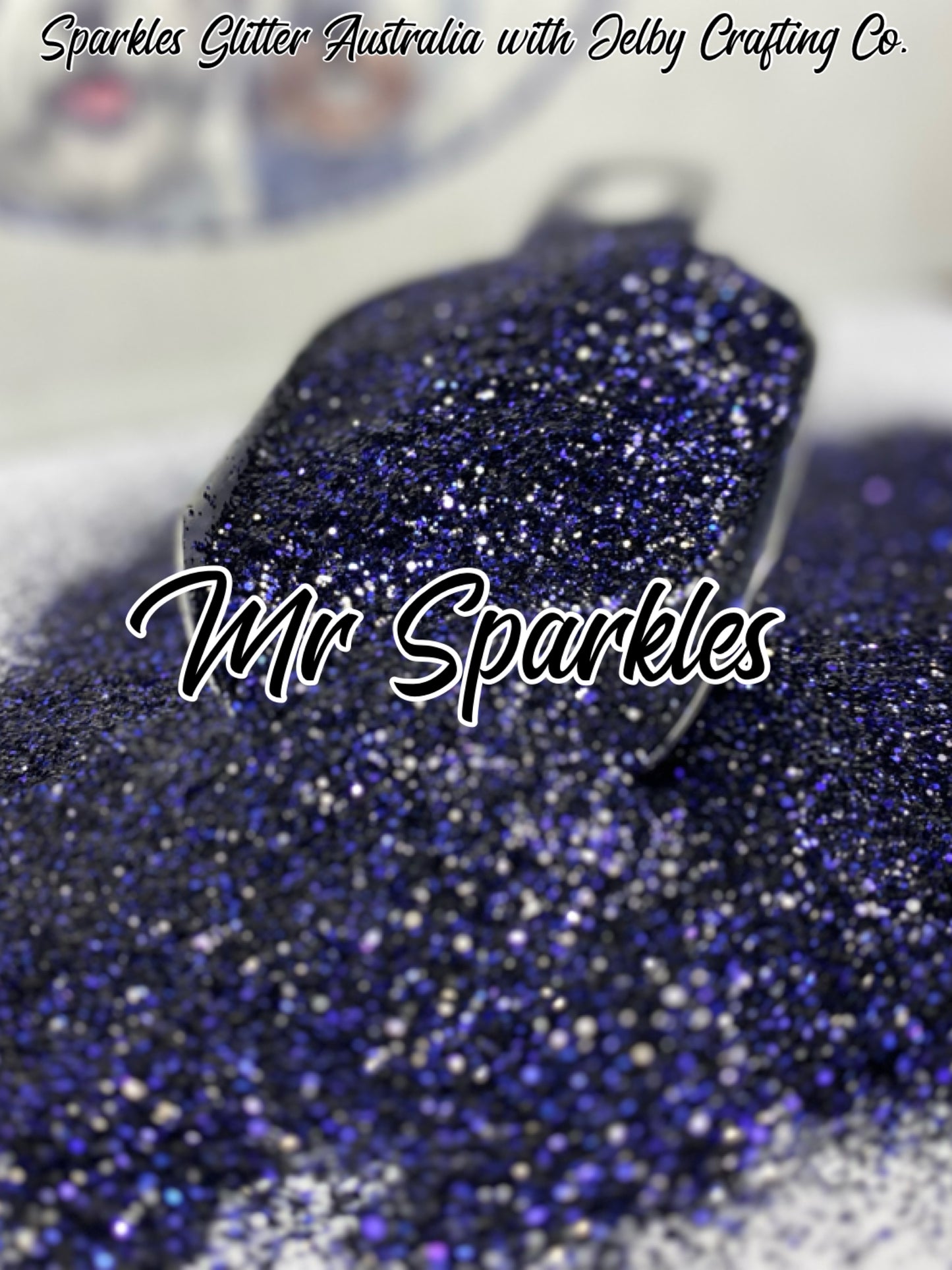 Mr Sparkles | Custom Mixed Black Purple