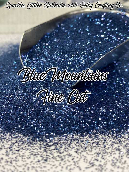 Blue Mountains | Fine Cut | Metallic Blue Glitter