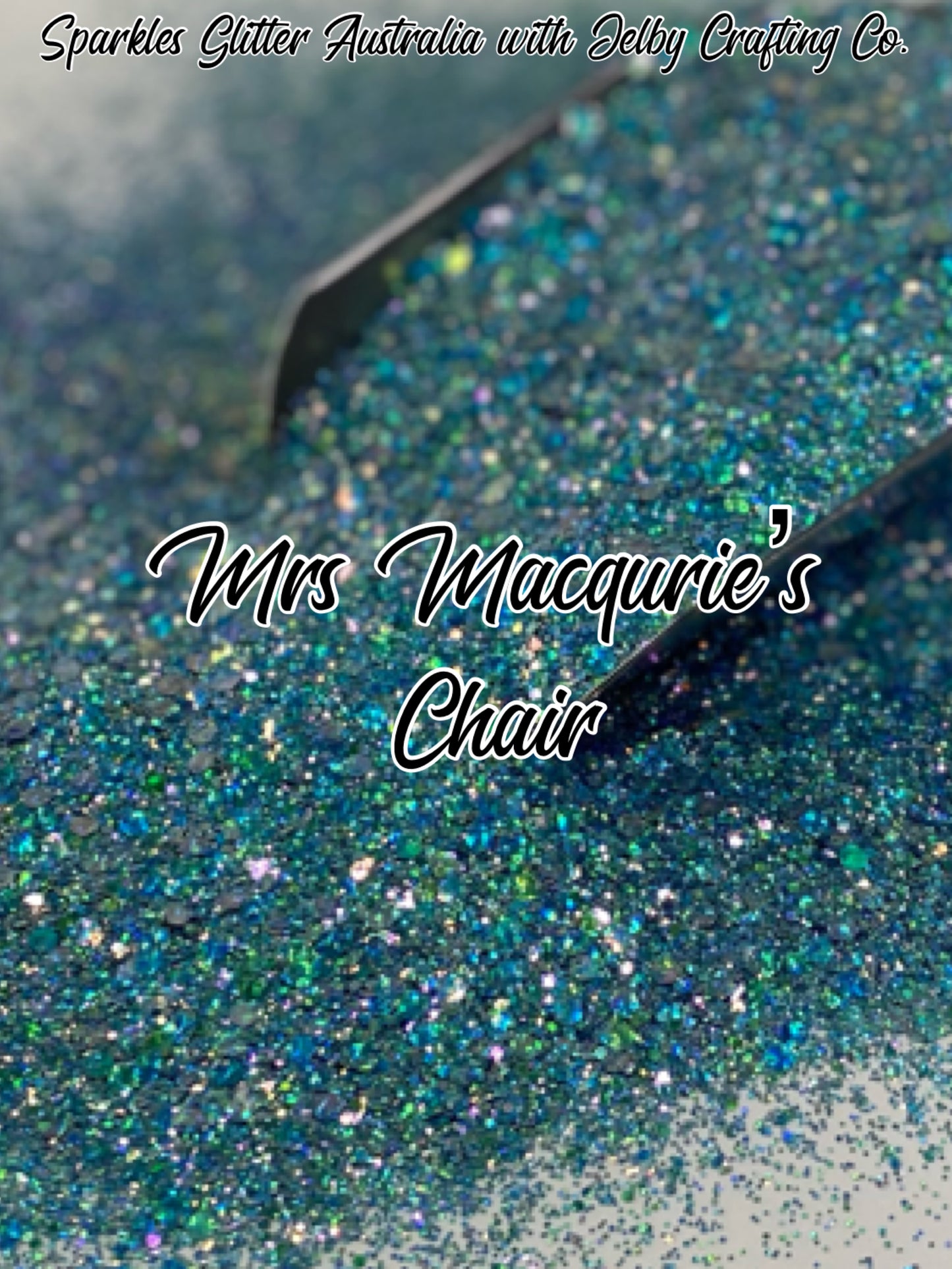 Mrs Macquarie's Chair | Blue Chunky Holographic Opal Glitter