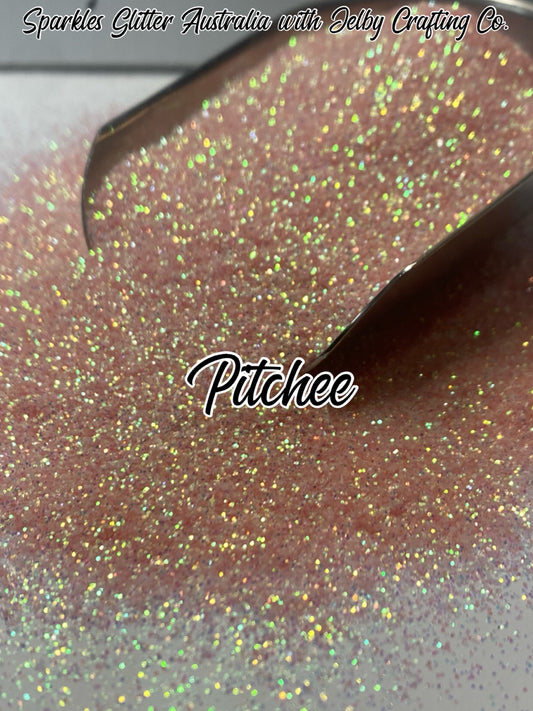 Pitchee | Pale Salmon Fine Cut Glitter