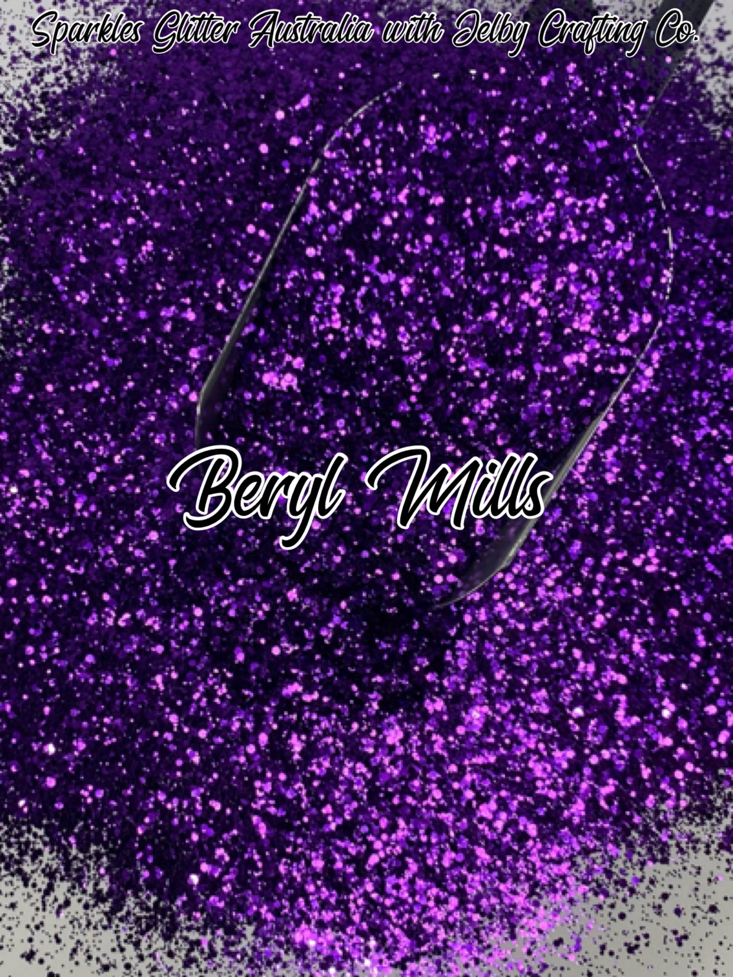 Beryl Mills | Mixed Small Chunky Purple Glitter
