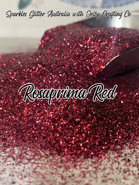 Rosaprima Red | Fine Cut Metallic Glitter