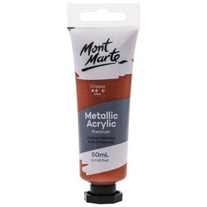 Metallic Acrylic Paint 50ml - Copper